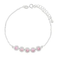 Bracciale Urania Preziosi Donna in Argento Zircone B0367PINK - B0367PINK